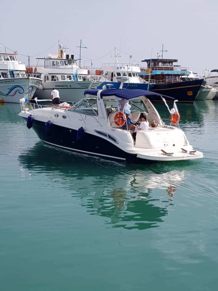 Diva Searay private boat charter Ayia Napa