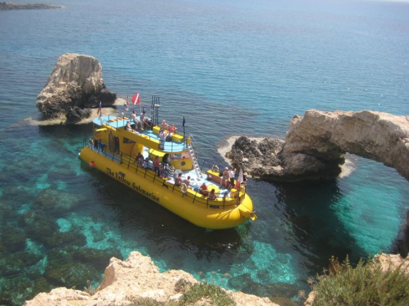 Yellow Submarine Private Boat trips from Ayia Napa
